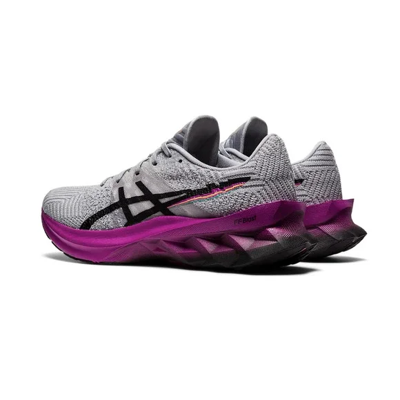 Asics NOVABLAST Running Shoe Piedmont Grey Black  | Women's 10.5 NEW - Picture 3 of 7